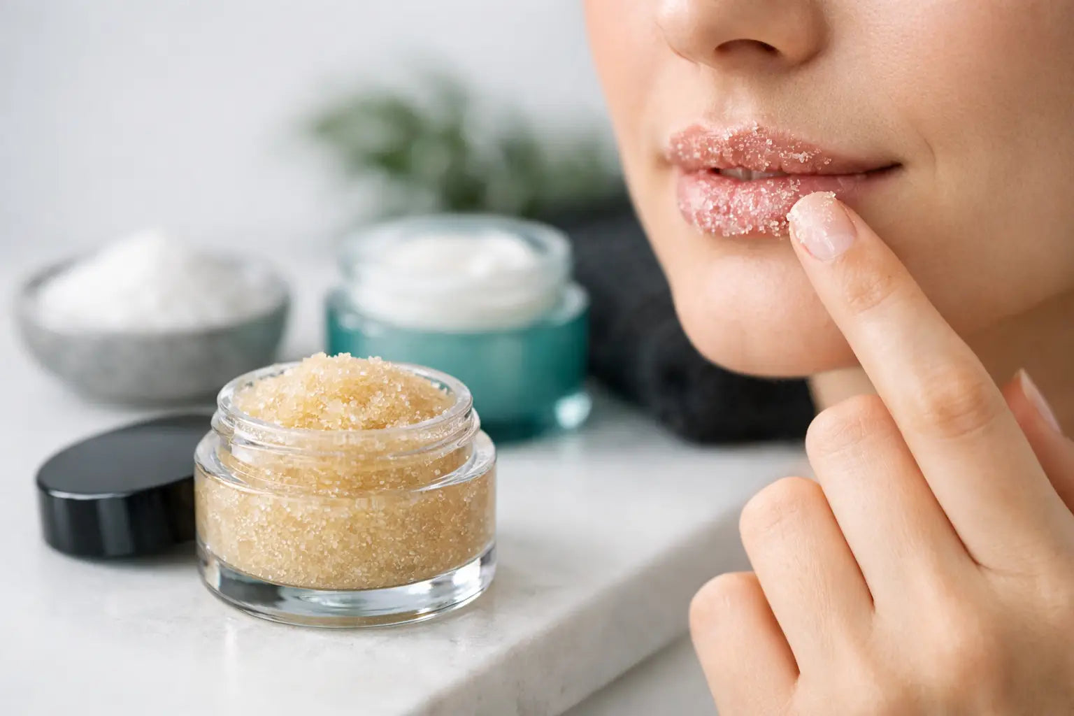 Sugar Lip Scrub for Dry Lips That Works
