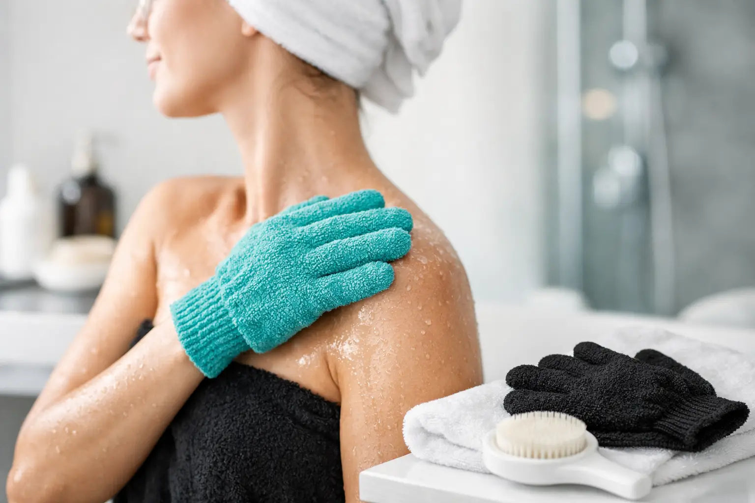 How to Use Exfoliating Gloves Right