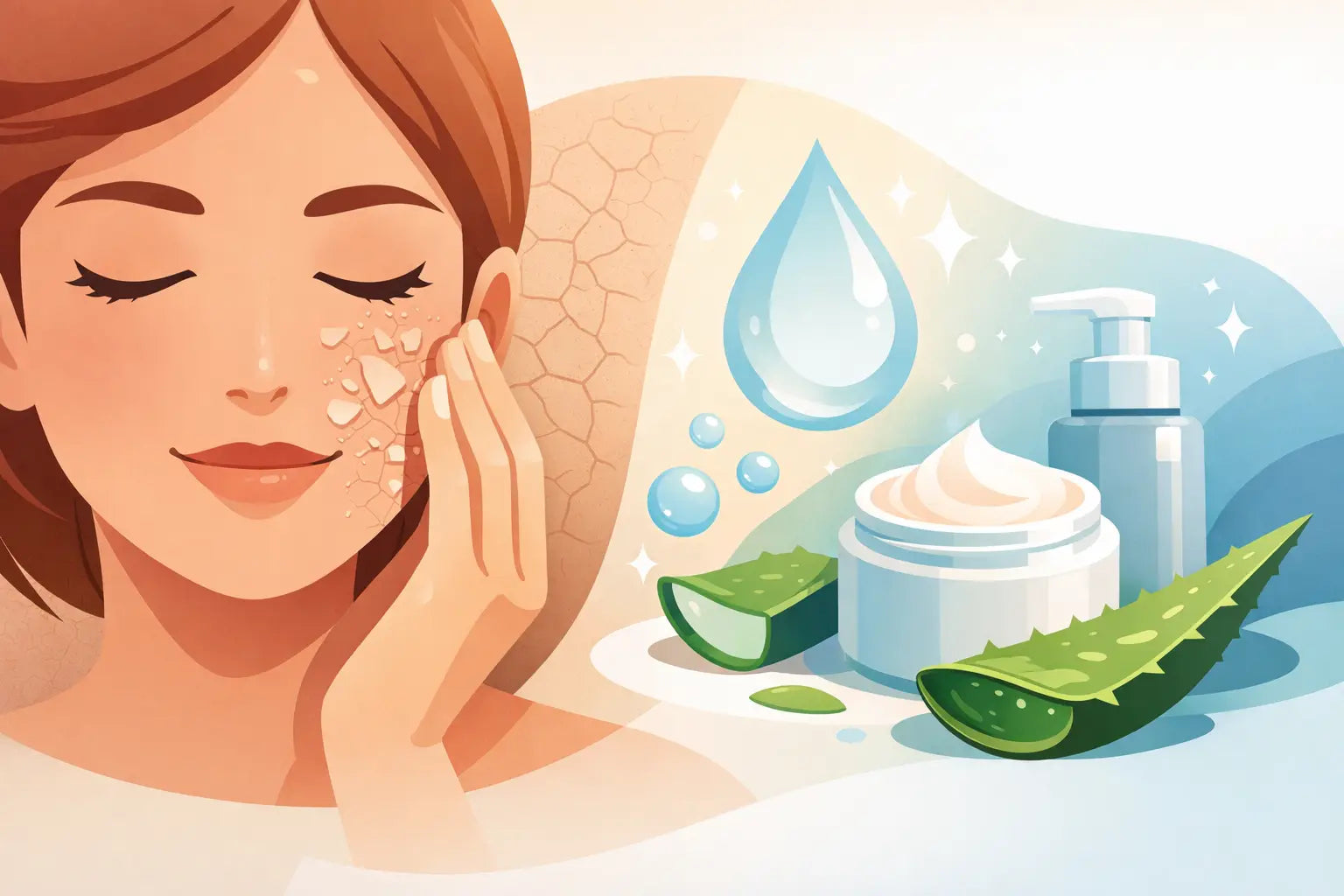 How to Get Rid of Dry Flaky Skin Instantly