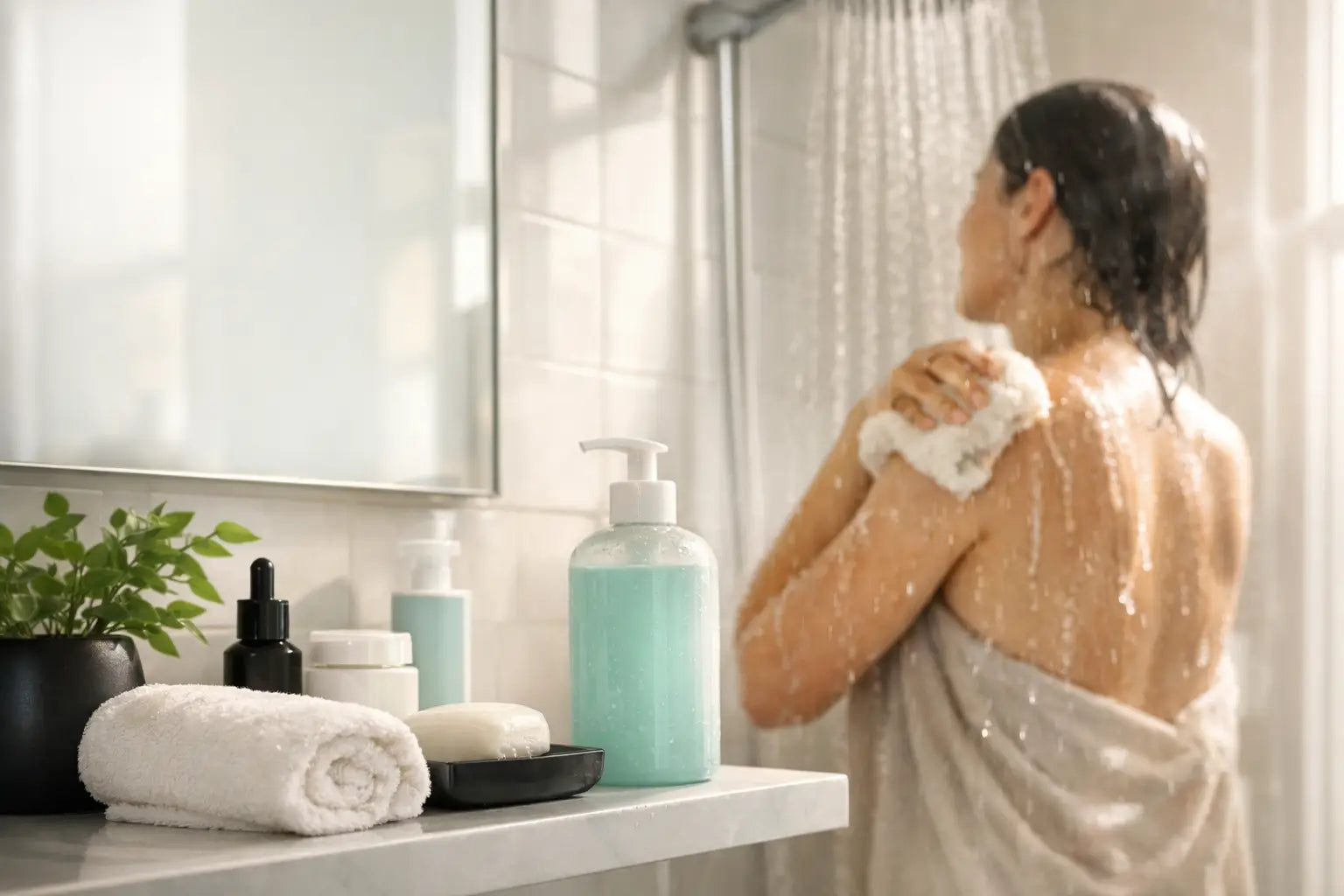 Best Shower Routine for Glowing Skin